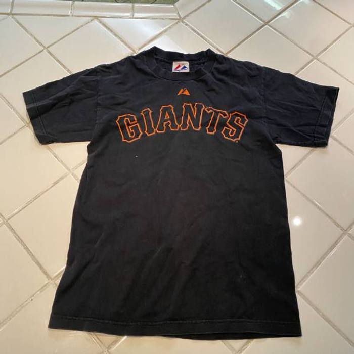 San Francisco Giants T-Shirt Sz S Black MLB Faded